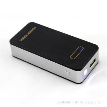 Latest Hot Selling New Power Bank with 4000/4400/5200mAh Capacity, LED Emergency Torch Function